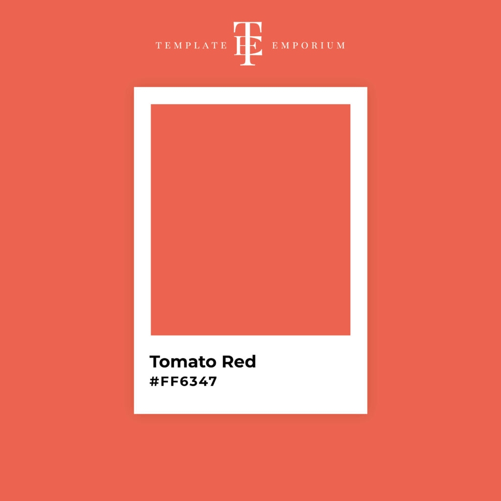 Red variations - Tomato - The Template Emporium