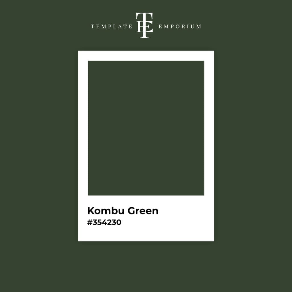Perfect Green - Kombu Green - The Template Emporium
