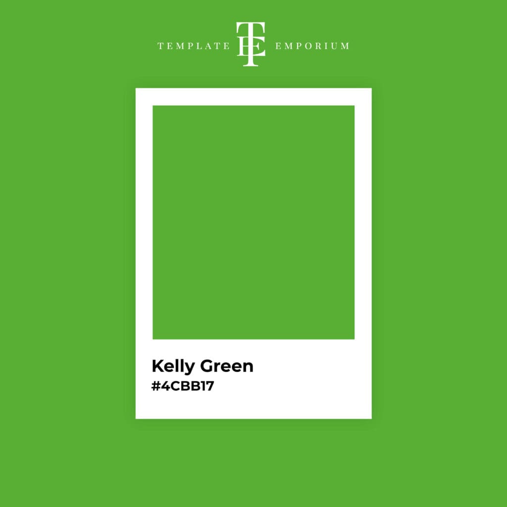 Perfect Green - Kelly Green - The Template Emporium