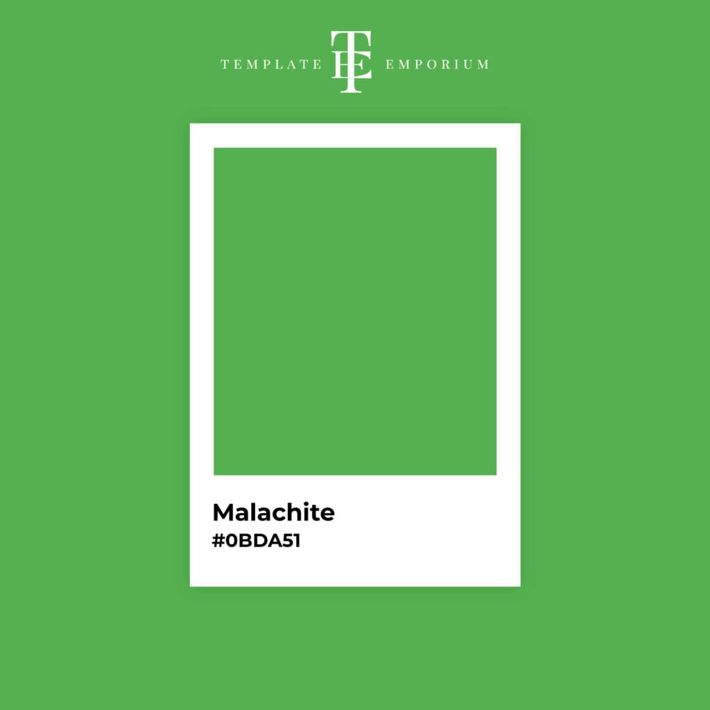 Perfect Green - Malachite - The Template Emporium