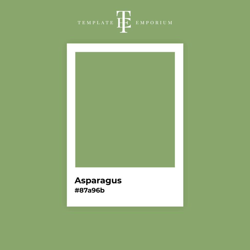 Perfect Green - Asparagus - The Template Emporium