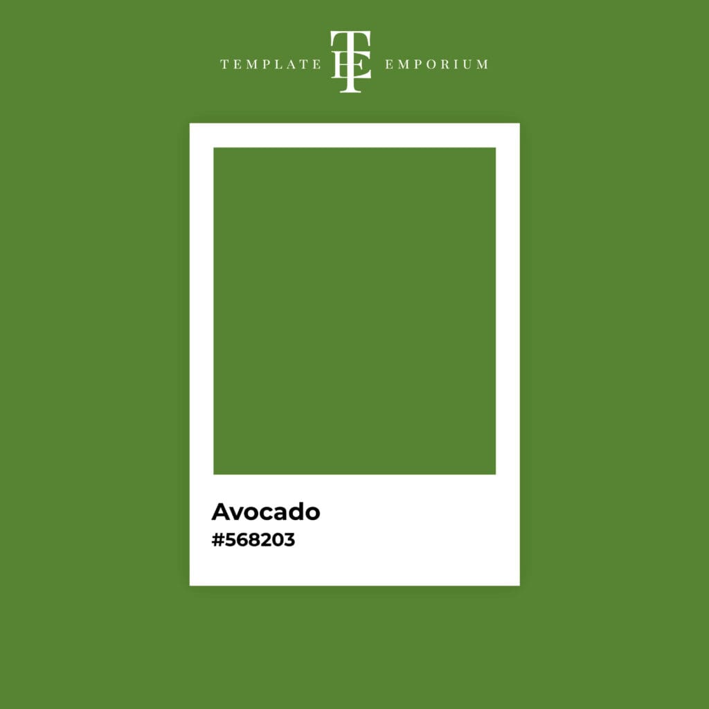 Perfect Green - Avocado - The Template Emporium